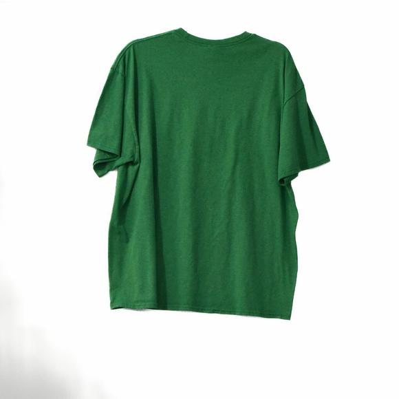Delta Men Green TShirt Graphic Live Life to the Full Casual Crew Short Sleeve XL - Picture 4 of 4